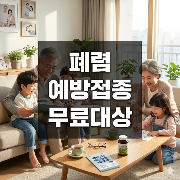 폐렴 예방접종 무료대상